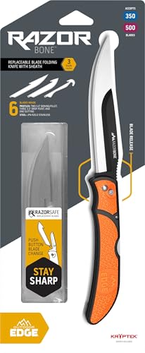 Outdoor Edge RBB-20 Razorbone Replaceable Blade Folding Hunting Knife thumb #6