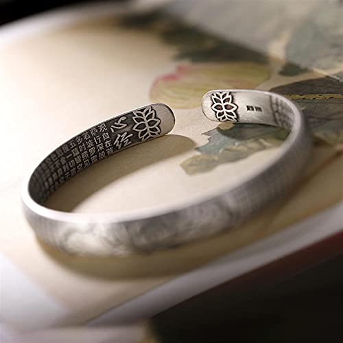 Bijoux Femmes s999 Ouverture Bague Argent Massif Ajustable - 3