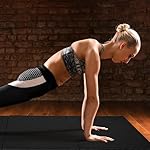 BalanceFrom 6x2 Feet 3-Panel Folding Gymnastics Mat – 1.5-Inch Thick Pad with Vinyl Surface and Carrying Handles for Tumbling, Yoga, Pilates, Home Workouts, and Martial Arts - Image 4