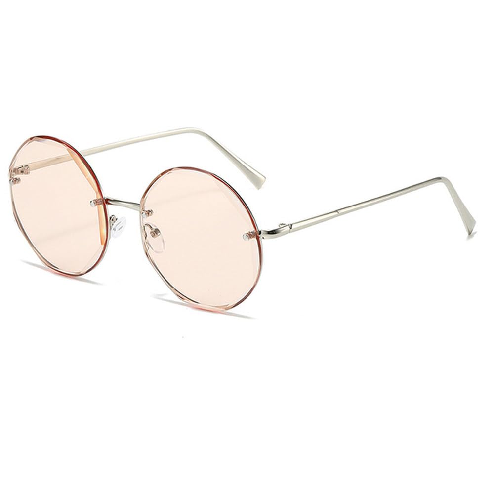 Lunettes de soleil rondes hommes femmes style rétro chic - 7