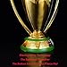 Housunzi Premier Champions Trophy Replica Football Barclays Cup Trophies Soccer League Souvenir Collections Display Ornaments Best Gifts for Fans Gold,77cm