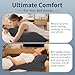 XZdream Ergonomic Wedge Prone Pillow,Multi-Functional Bed Pillow,Reading Pillow,Ideal for Bed Breaks,Massage,Reading,Back Support,Sleeping,Anti Snoring, and Leg Pain Relief