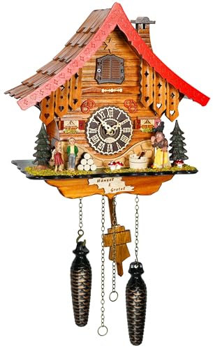 Trenkle Quartz Cuckoo Clock Black Forest House with Music