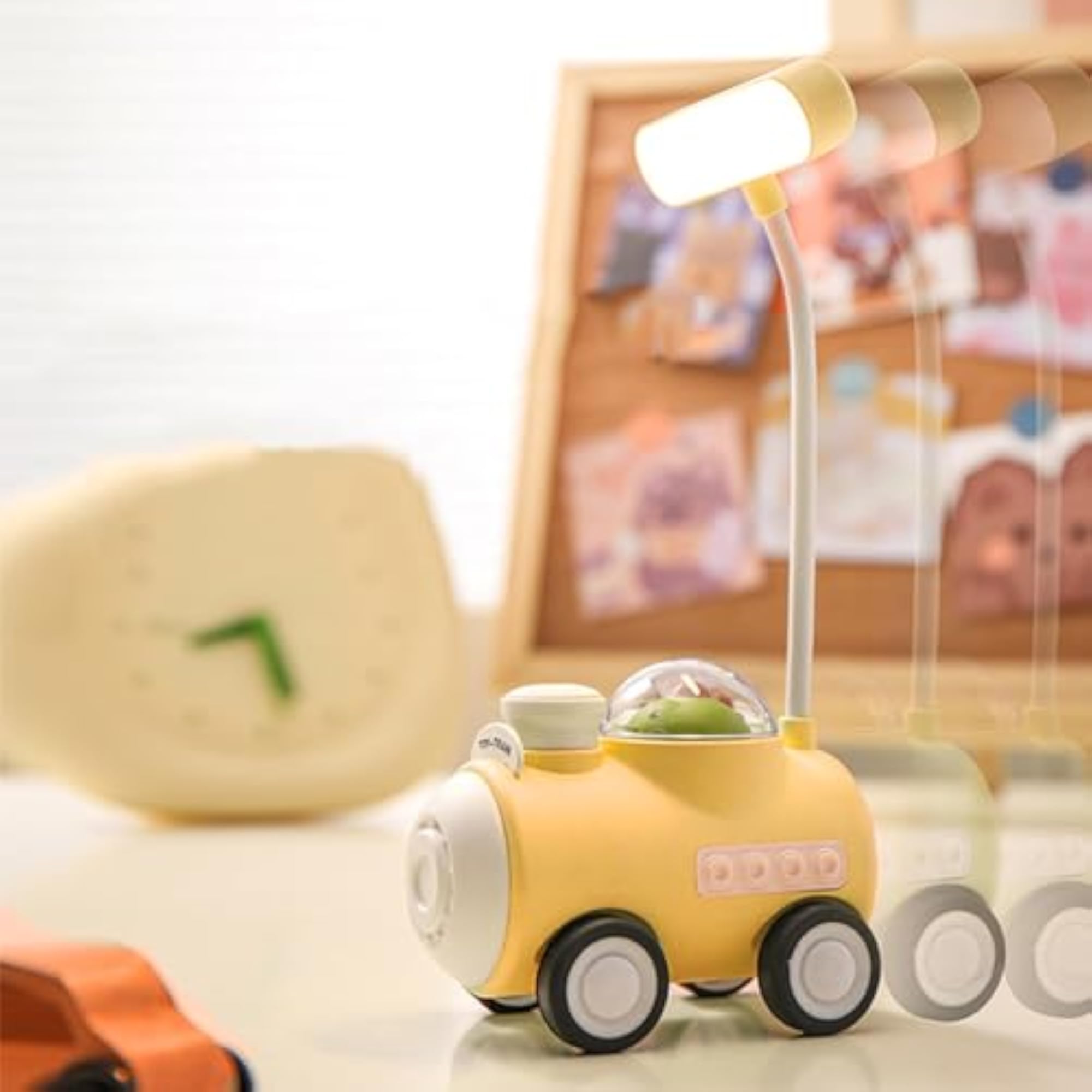 Cute Train LED Desk Lamp for Kids Room