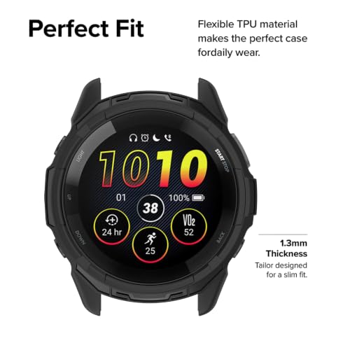 Image of Wisely Armor Protective Case Cover Compatible for Garmin Forerunner 265