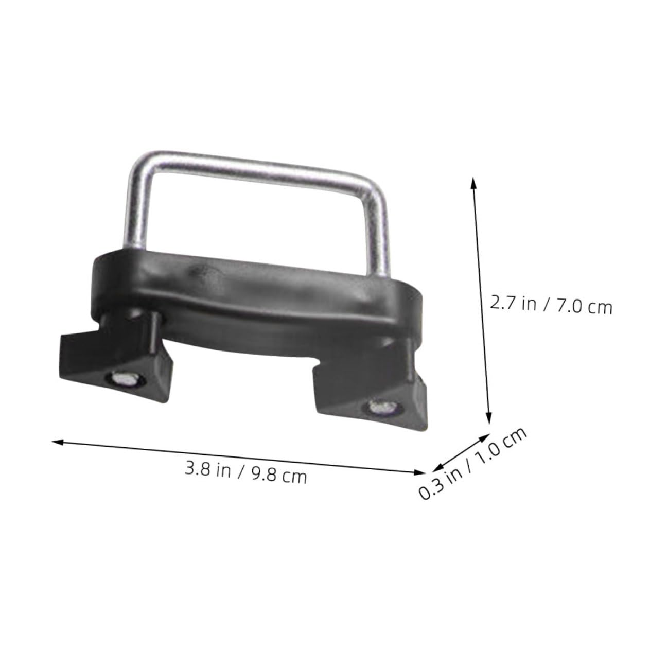 Mikinona Car Roof Rack Mounting Clips Universal Roof Rail Clips Plastic Metal Clamps Easy to Install Remove Compatible Car Models