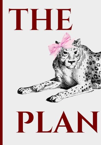 The plan: the ultimate undated planner to keep you organised: aesthetic cover, 7x10inch