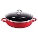 Produktbild Kochstar 56504028 Schmorbräter "Primus" mit Glasdeckel 28 cm, rot