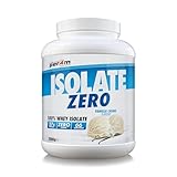 Per4m Isolate Zero Premium Whey Protein Powder | Superior Flavour Ultra Filtered + Amino Acids | Fast Absorbing Zero Sugar Gluten Free Shake for Lean Muscle & Recovery (2kg, Vanilla Creme)