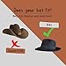 Travel Fedora Hat Box Crush Proof Carry On with Luggage Strap and Shoulder Strap