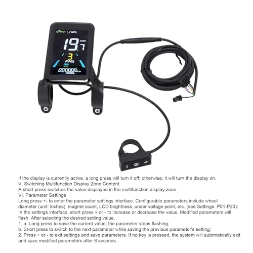 Compteur d'affichage LCD vélo électrique pour remplacer un écran cassé - 3