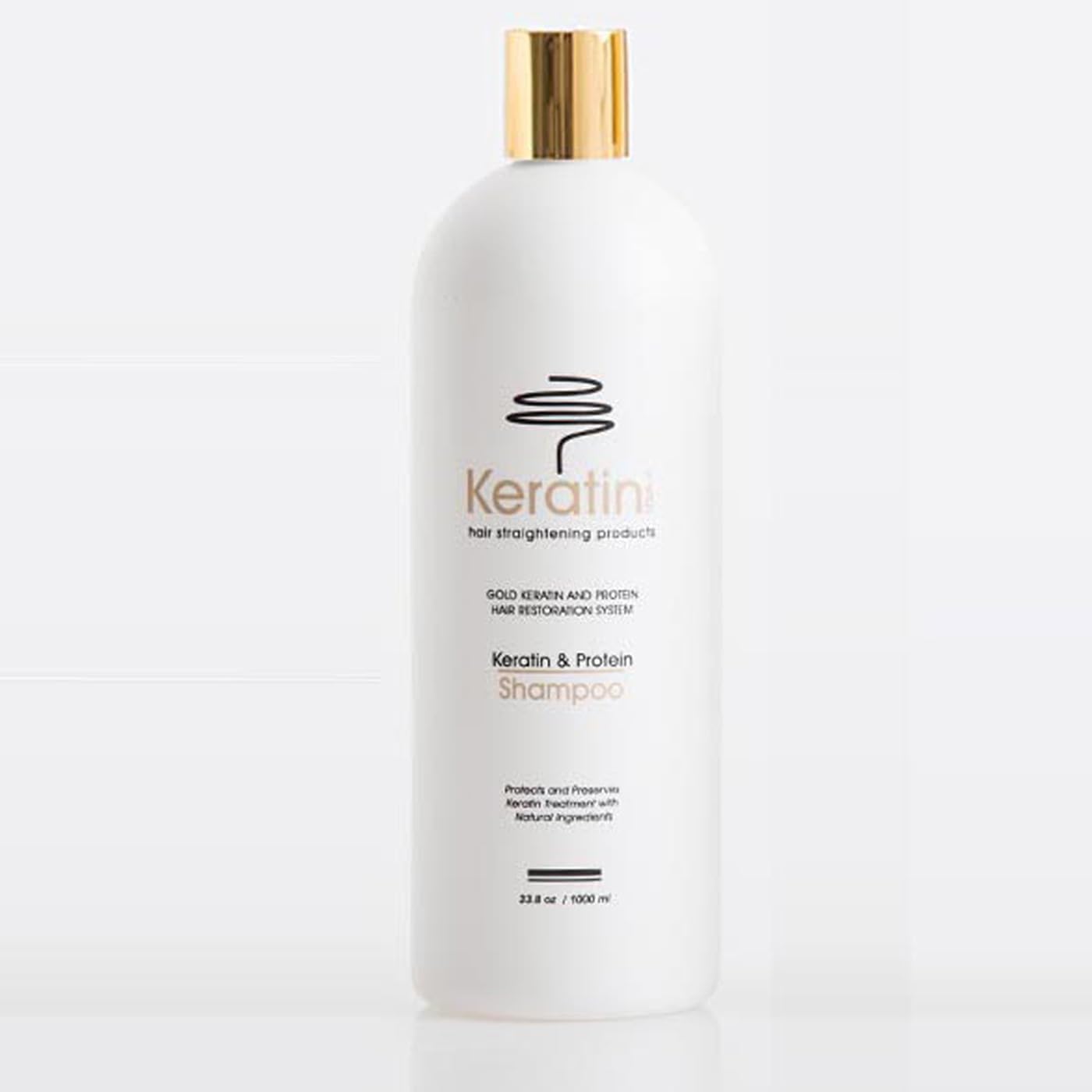 Gold Keratin Protein Shampoo 33.8oz / 1000ml