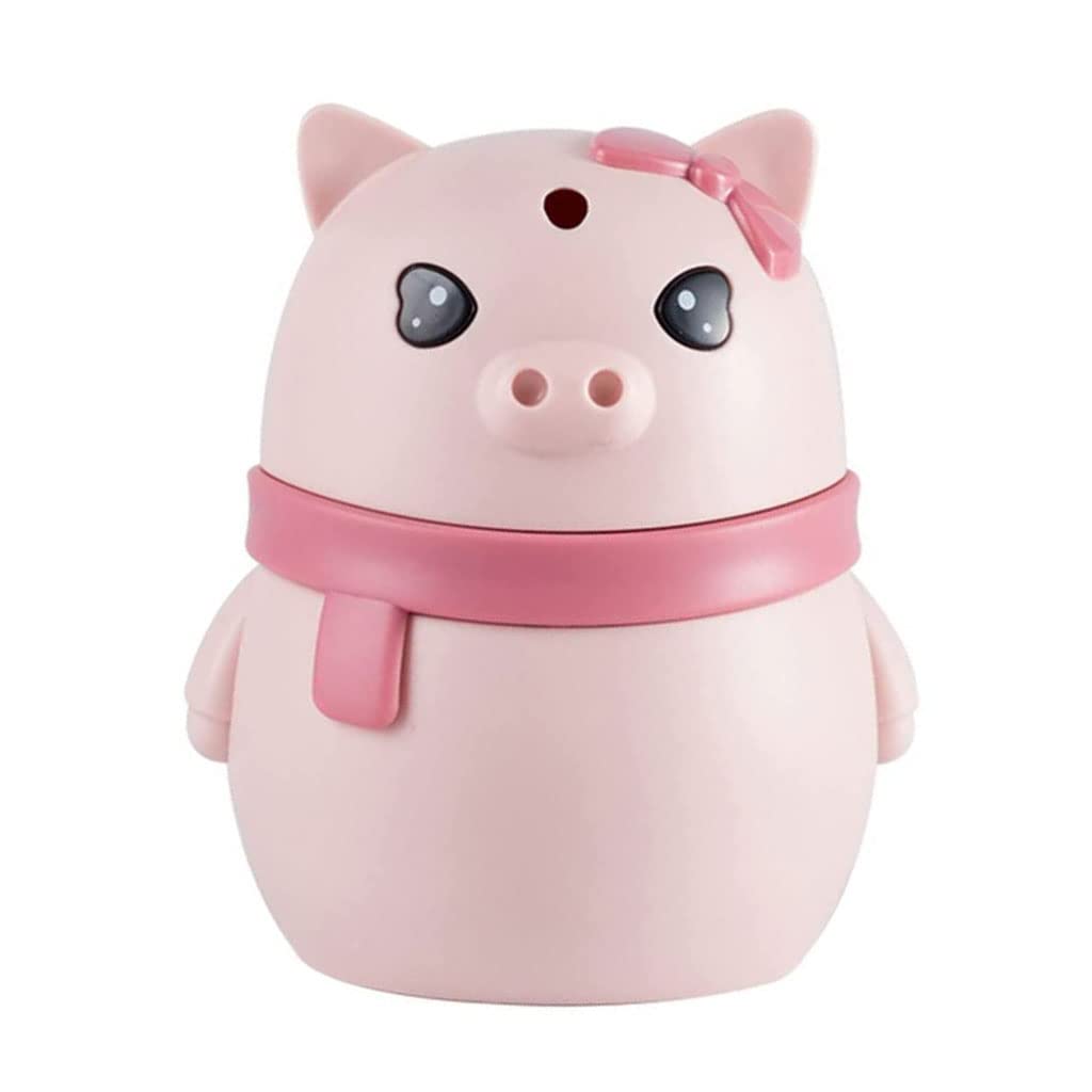 Wdwdw Pink Toothpicks Dispenser Toothpick Box Press Type Holder Plastic Creative Piggy Shape Container Home Automatic Pop-Up