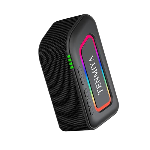 Image of Portable Bluetooth Speaker, 30W Loud Wireless Speaker with Stereo Sound and Deep Bass, IPX7 Waterproof, BT 5.3,12H Playtime, TWS Pairing, Home/Outdoor/Travel/Golf/Bike Speaker for Men/Women/Teen Gift