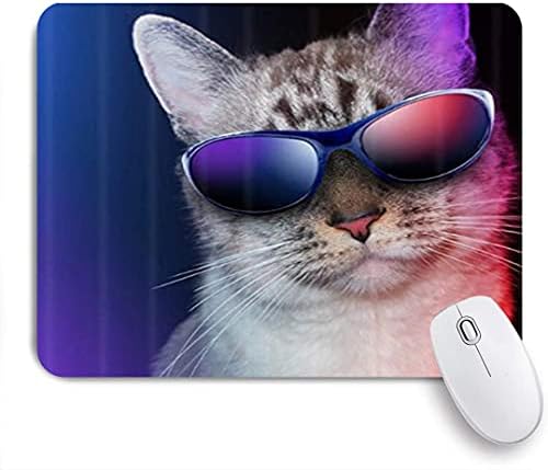 Amazon Kapanou マウスパッド ファッションメガネと猫 おしゃれ 耐久性が良い 滑り止めゴム底 ゲーミングなど適用 マウス 用ノートブックコンピュータマウスマット Kapanou マウスパッド 通販