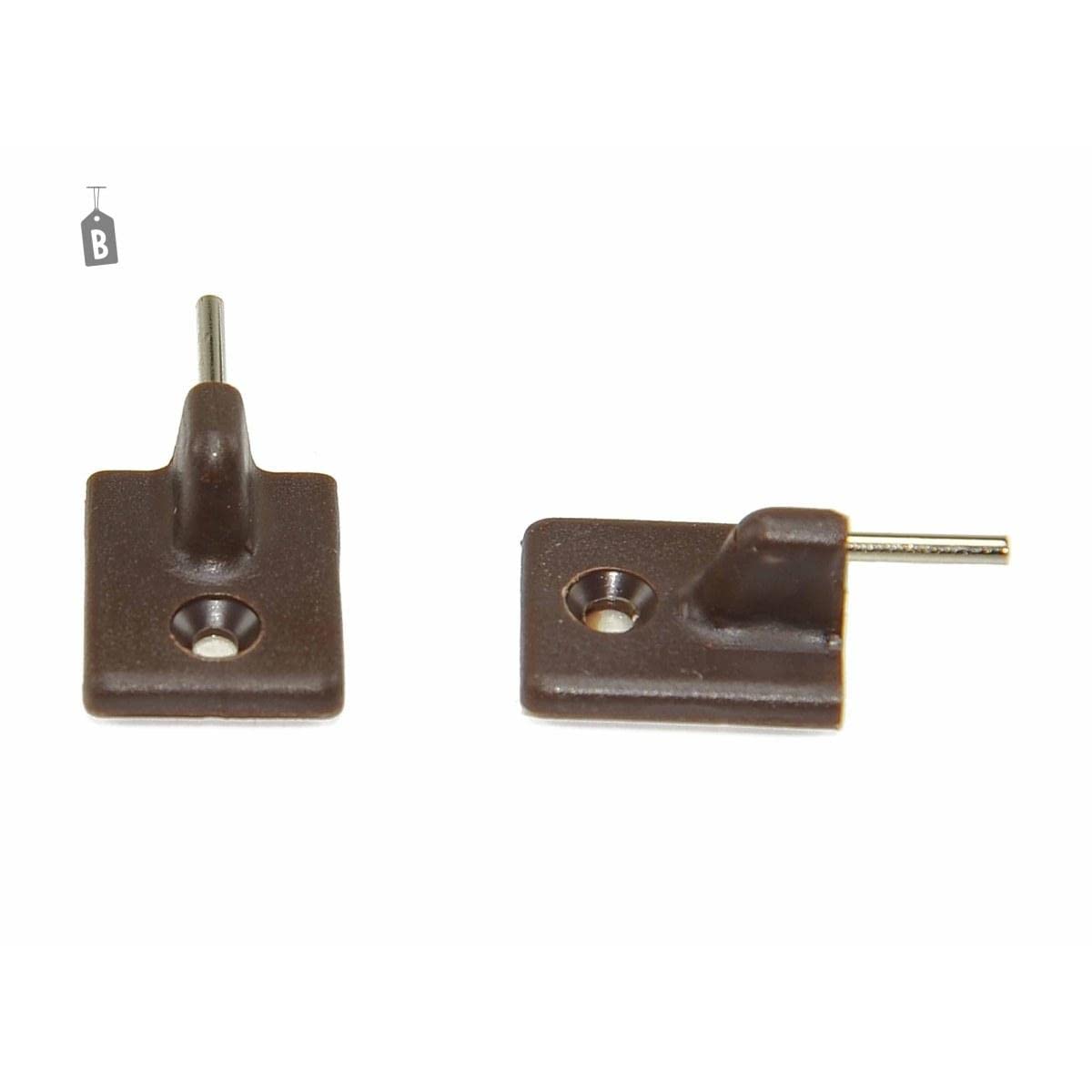 GANCI P/BRIS BRIS ADESIVI 47/8 FORATI 8PZ
