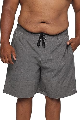 HOdo Mens Big and Tall Swim Trunks 11 inch with Mesh Liner Bathing Suits Swim Shorts for Men Plus...