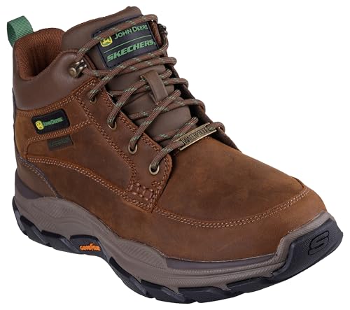 Skechers Herr X John Deere Respected Landin ankelstövel, Brun, 48.5 EU