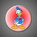 Disney Mickey Mouse Magnets and Gang set of 6 1 inch round Mickey Mouse Minnie Mouse Donald Duck Goofy Daisy Pluto - for fridge lockers magnet boards...