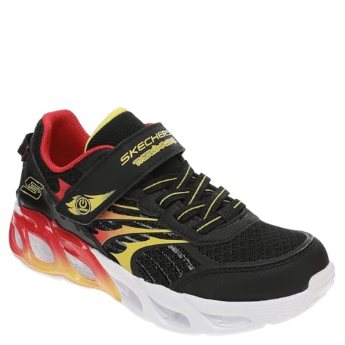 Skechers Sneaker Thermo-Flash 2.0 Bambino, Nero/rosso, 2 Little Kid