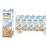 Valsoia - Bevanda Soyadrink Orzomalto, Box da 10 Tetra Brik da 1000ml, 100% Vegetale, Senza Lattosio, Fonte di Proteine Vegetali, Ideale anche per Vegani e Vegetariani, può Contenere Tracce di Glutine