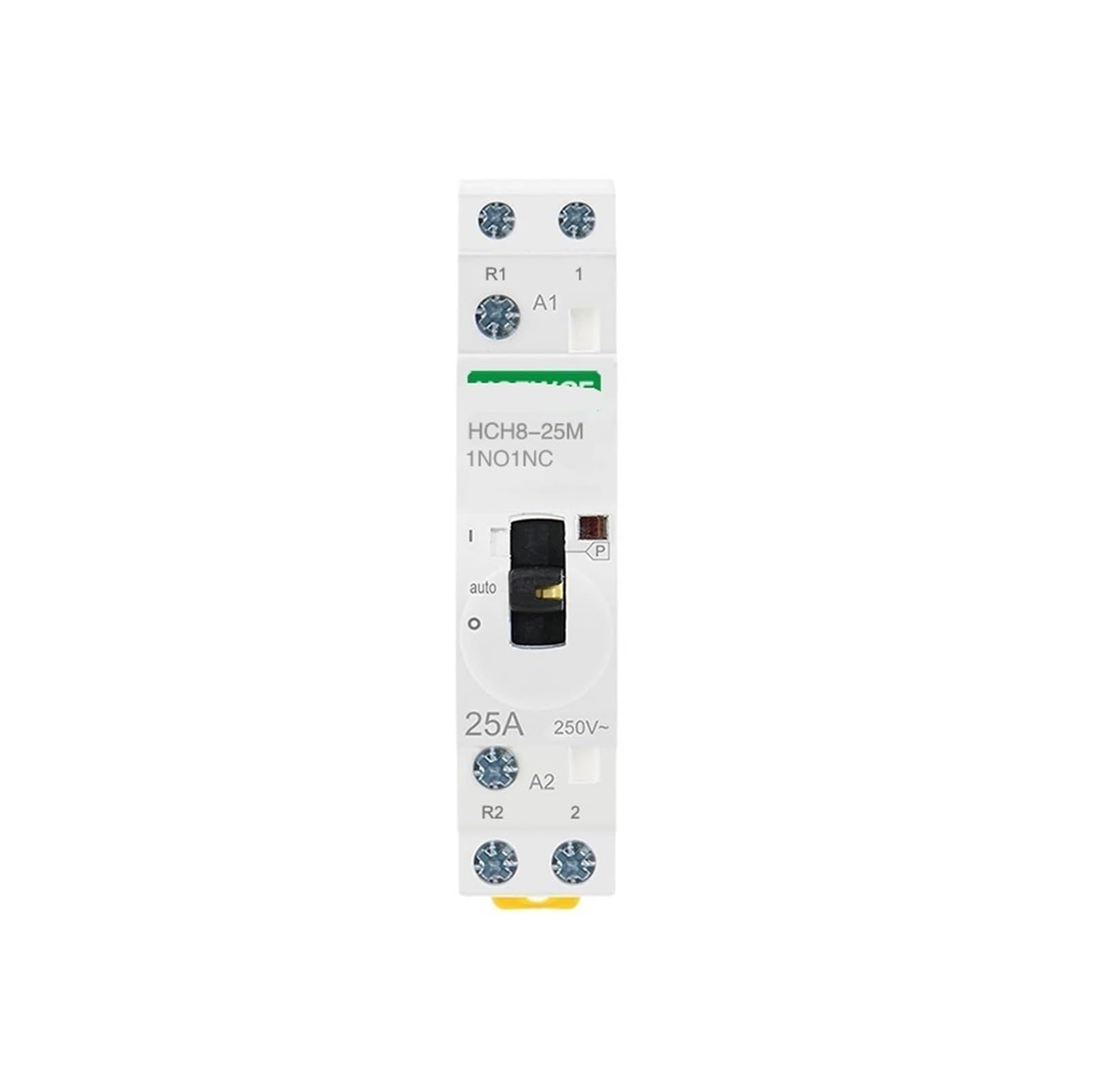 Contacteur modulaire HCH8-25M avec interrupteur de commande numérique 2NO 230V - 5