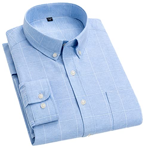 Chemise Oxford homme manches longues coupe ample et liberté de mouvement