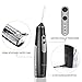 Misiki Water Flosser Cordless, Dental Oral Irrigator for Teeth, IPX7 Waterproof Portable Oral Irrigator, Electric Water Flosser with Build-in 2000mAh Rechargeable Lithium Battery for Home and Travel