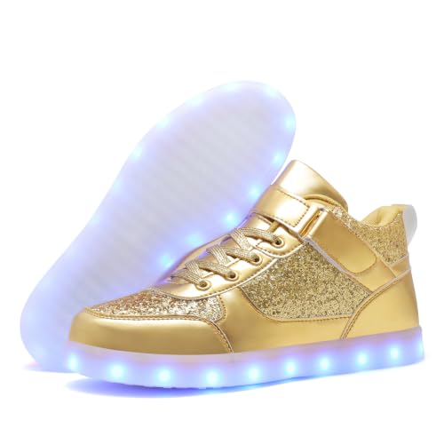 Image of YuanRoad Unisex LED Shoes Light Up Sneakers with USB Charging Dancing Shoes