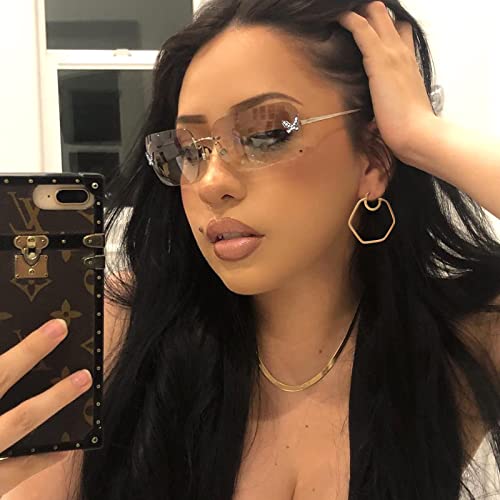 Gold Hoop Earrings for Women 18K Gold Plated Knot Hoop Earrings Statement Lightweight Thick Trendy Small Gold Open Hoops Fashion Jewelry3