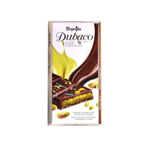 1 chocolate Dubai de 200 g, chocolate con pistacho y pelo de ángel, chocolate Dubai de alta calidad para regalar