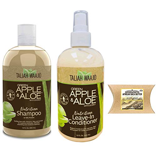 Taliah Waajid Green Apple & Aloe With Coconut Combo (SHAMPOO&CONDITIONER)