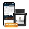 Trackhawk OBD GPS Tracker for Vehicles – Tracker Device for Cars, Trucks, SUVs, Fleet – 4G LTE Live Tracking, Geofence Alerts, Speed Monitoring – Easy Plug & Play, Hidden, Subscription Required – VL04