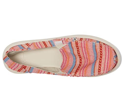 Sanuk Donna Blanket Red Multi 7 B (M) #TOP1