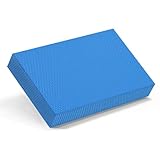 Balance Pad for Exercise12x8x2 Inch,Non-Slip Foam Mat for Fitness,Yoga, Foam Balance Board Physical Therapy,Foam Pads & Knee Pad for floor (Blue)