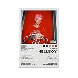 SUANEA Lil Peep Poster - Hellboy Poster Album Cover Poster Posters for Room Aesthetic Canvas Wall Art Bedroom Decor 12x18inch(30x45cm)
