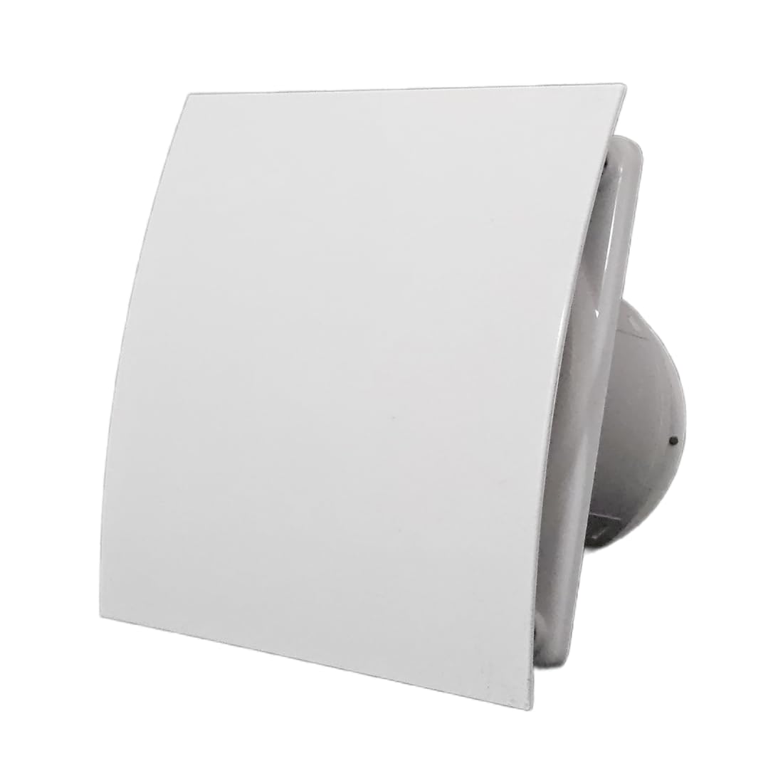 Vlano Badlüfter UNO Vent 100 TH Abluftlüfter mit Feuchtigkeitssensor, Nachlauffunktion, Rückschlagklappe, 100 mm, 90 m³/h, 25 dB, Weiß