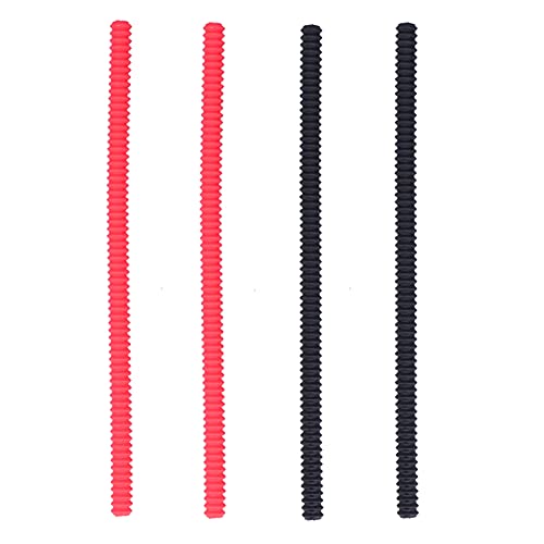 4pcs 35.5 cm de longitud Aislamiento de calor Cubierta de la rejilla del horno, silicona anti -escalas de horno de horno protector Guardia para el horno para la cocina del hogar