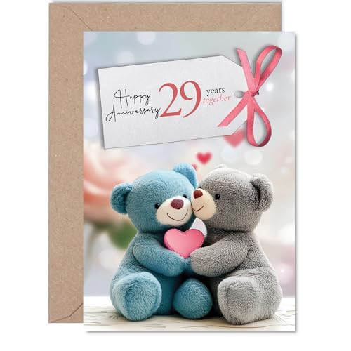 Giftzie 29NLOJ[h fB[X Y - Bears in Love - Happy 29NLOJ[h U  {[Cth K[thp 5x7C` LO O[eBOJ[h