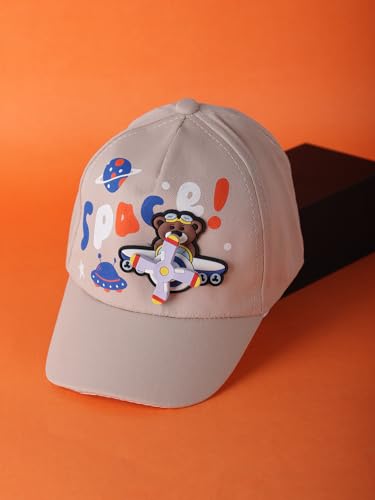 Image of PASSION PETALS Summer Dino Rockstar Baseball Cap for Kids Boys and Girls 2-4Years
