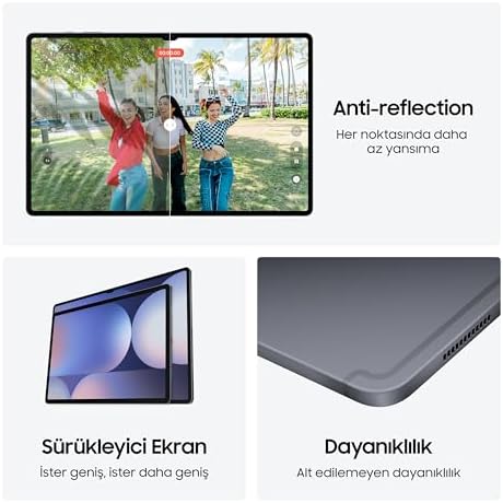 Samsung Galaxy Tab S10 Ultra Yapay Zeka (AI) Tablet, 16GB RAM, 1TB Hafıza, AMOLED Ekran, S Pen Dahil, Gri (Samsung Türkiye Garantili) - Görsel 4