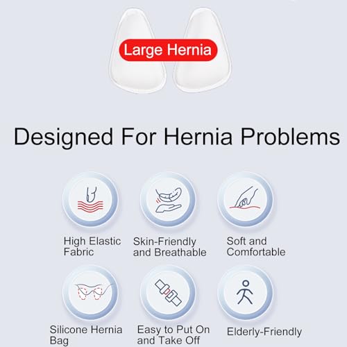 Faja para Hernia Inguinal para Hombre con Almohadillas Ajustables miniatura 6