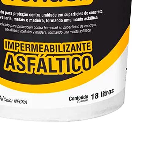 Impermeabilizante asfáltico 18 L Vonder