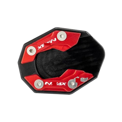 Motorrad Seitenständer Unterstützung Stützplatte Seitenständer-Verlängerungsplatte Für Ya&ma&ha Für NMAX 125 2015–2020 Für N-MAX 155 2017–2022 Motorradständer-Vergrößerungsfußpolster Verbreiterung Stä