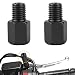 Produktbild 2 Stück Spiegeladapter,Motorroller Spiegel Adapter M10 auf M10 Linksgewinde/Rechtsgewinde,Motorroller Rückspiegel Schrauben für Motorrad, Scooter, Moped (M10 bis M10)