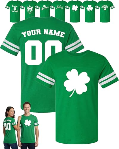 Custom St Patrick's Day Shirt Sweatshirt - Personalized Saint Pattys Tee & Irish Outfits - Customized Pattys Shirt miniatura 1