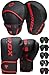 RDX Manoplas de Boxeo Paos Muay Thai Guantes Saco MMA Kick Boxing Almohadilla Artes Marciales Krav Maga Escudo Patada Gancho y Jab Pad Entrenamiento Focus Pads