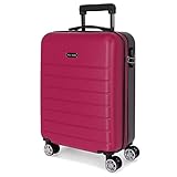 Roll Road Magazine Maleta de cabina Multicolor 39x55x20 cms Rígida ABS Cierre combinación 37L 2,7Kgs 4 Ruedas Dobles Equipaje de Mano