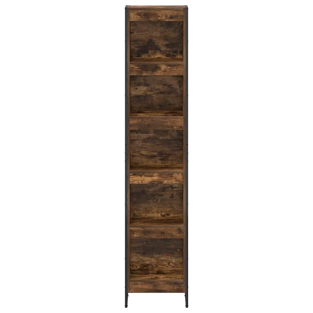 Générique Bibliotheque Bois Ingenierie 40x30x189,5 cm Chene Fume