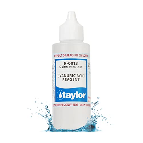 Taylor Technologies R-0013-C Cyanuric Acid Reagent 2 Ounce for Testing Cyanuric Acid Levels in Pool and Spas Dropper Rell for Water Test Kits Replace Annually | Made in the USA